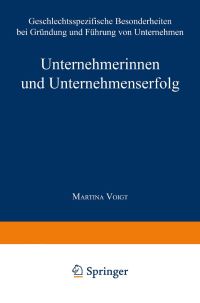 Book Cover for Unternehmerinnen Und Unternehmenserfolg by Martina Voigt