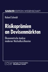 Book Cover for Risikoprämien an Devisenmärkten by Roland Schmidt