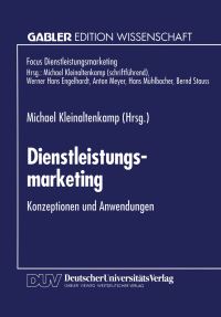 Book Cover for Dienstleistungsmarketing by Michael Kleinaltenkamp