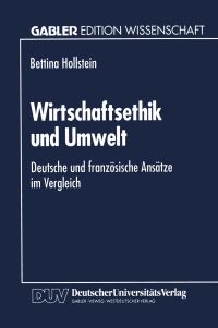 Book Cover for Wirtschaftsethik Und Umwelt by Bettina Hollstein