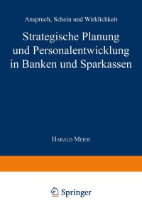 Book Cover for Strategische Planung Und Personalentwicklung in Banken Und Sparkassen by Harald Meier