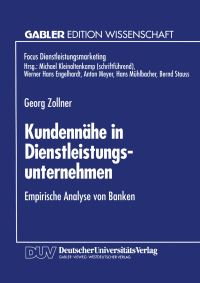 Book Cover for Kundennähe in Dienstleistungsunternehmen by Georg Zollner