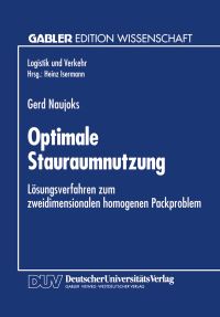 Book Cover for Optimale Stauraumnutzung by Gerd Naujoks