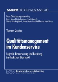 Book Cover for Qualitätsmanagement Im Kundenservice by Thomas Stauder