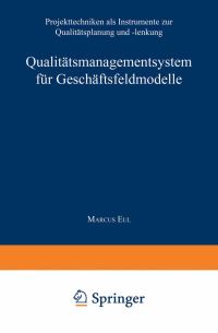 Book Cover for Qualitätsmanagementsystem Für Geschäftsfeldmodelle by Marcus Eul