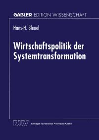 Book Cover for Wirtschaftspolitik Der Systemtransformation by Hans H Bleuel