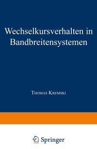 Book Cover for Wechselkursverhalten in Bandbreitensystemen by Thomas Kremski