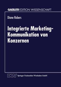 Book Cover for Integrierte Marketing-Kommunikation Von Konzernen by Diane Robers