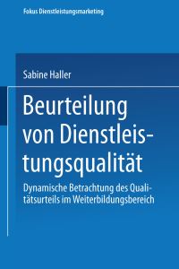 Book Cover for Beurteilung Von Dienstleistungsqualität by Sabine Haller