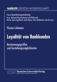 Book Cover for Loyalität Von Bankkunden by Florian Lohmann
