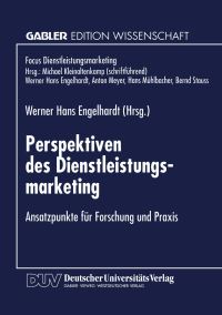 Book Cover for Perspektiven Des Dienstleistungsmarketing by Werner H Engelhardt