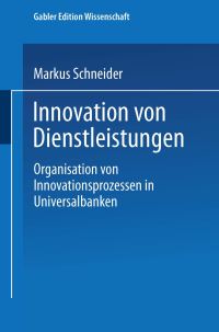 Book Cover for Innovation Von Dienstleistungen by Markus Schneider