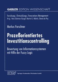 Book Cover for Prozeorientiertes Investitionscontrolling by Markus Forschner