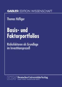 Book Cover for Basis- Und Faktorportfolios by Thomas Häfliger
