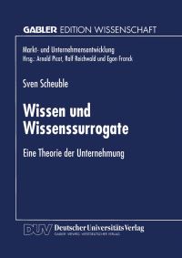Book Cover for Wissen Und Wissenssurrogate by Sven Scheuble