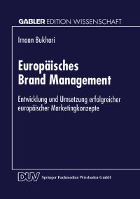 Book Cover for Europäisches Brand Management by Imaan Bukhari
