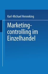 Book Cover for Marketingcontrolling Im Einzelhandel by KarlMichael Henneking