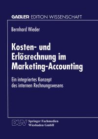Book Cover for Kosten- Und Erlösrechnung Im Marketing-Accounting by Bernhard Wieder