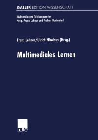 Book Cover for Multimediales Lernen by Franz Lehner