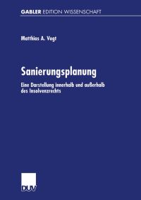 Book Cover for Sanierungsplanung by Mathias A Vogt