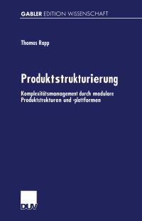 Book Cover for Produktstrukturierung by Thomas Rapp