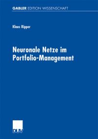 Book Cover for Neuronale Netze Im Portfolio-Management by Klaus Ripper