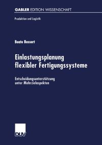 Book Cover for Einlastungsplanung Flexibler Fertigungssysteme by Beate Bossert