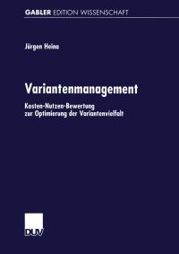 Book Cover for Variantenmanagement by Jürgen Heina