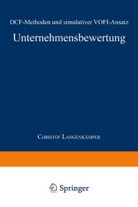 Book Cover for Unternehmensbewertung by Christof Langenkämper