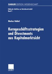 Book Cover for Kerngeschäftsstrategien Und Divestments Aus Kapitalmarktsicht by Markus Habbel