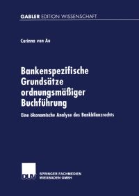Book Cover for Bankenspezifische Grundsätze Ordnungsmäiger Buchführung by Corinna Au