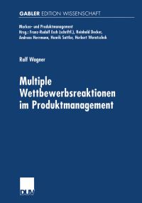 Book Cover for Multiple Wettbewerbsreaktionen Im Produktmanagement by Ralf Wagner