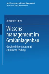 Book Cover for Wissensmanagement Im Groanlagenbau by Alexander Ilgen