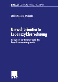 Book Cover for Umweltorientierte Lebenszyklusrechnung by Ellen FaßbenderWynands