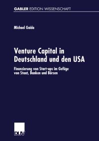 Book Cover for Venture Capital in Deutschland Und Den USA by Michael Gaida