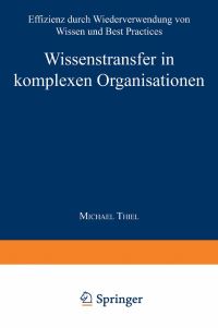Book Cover for Wissenstransfer in Komplexen Organisationen by Michael Thiel