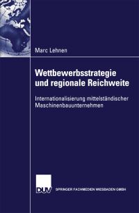 Book Cover for Wettbewerbsstrategie Und Regionale Reichweite by Marc Lehnen