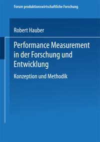 Book Cover for Performance Measurement in Der Forschung Und Entwicklung by Robert Hauber
