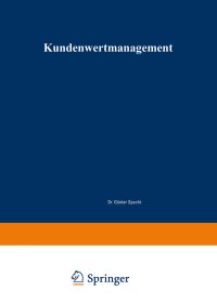 Book Cover for Kundenwertmanagement by Gunter Eberling