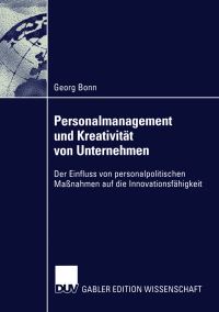 Book Cover for Personalmanagement Und Kreativität Von Unternehmen by Georg Bonn
