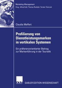 Book Cover for Profilierung Von Dienstleistungsmarken in Vertikalen Systemen by Claudia Meffert