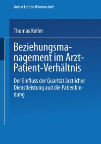Book Cover for Beziehungsmanagement Im Arzt-Patient-Verhältnis by Thomas Keller
