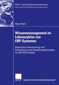 Book Cover for Wissensmanagement Im Lebenszyklus Von ERP-Systemen by Mark Wahl