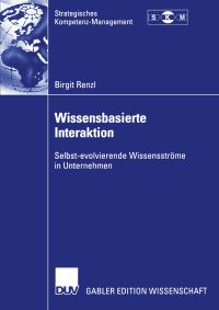 Book Cover for Wissensbasierte Interaktion by Birgit Renzl