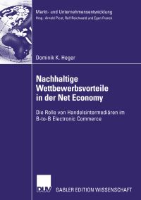 Book Cover for Nachhaltige Wettbewerbsvorteile in Der Net Economy by Dominik Heger