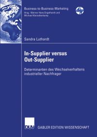 Book Cover for In-Supplier Versus Out-Supplier by Sandra Luthardt