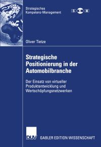 Book Cover for Strategische Positionierung in Der Automobilbranche by Oliver Tietze