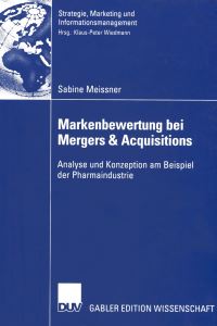 Book Cover for Markenbewertung Bei Mergers & Acquisitions by Sabine Meissner