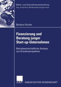 Book Cover for Finanzierung Und Beratung Junger Start-Up-Unternehmen by Barbara Fischer