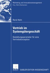 Book Cover for Vertrieb Im Systemgütergeschäft by René Helm
